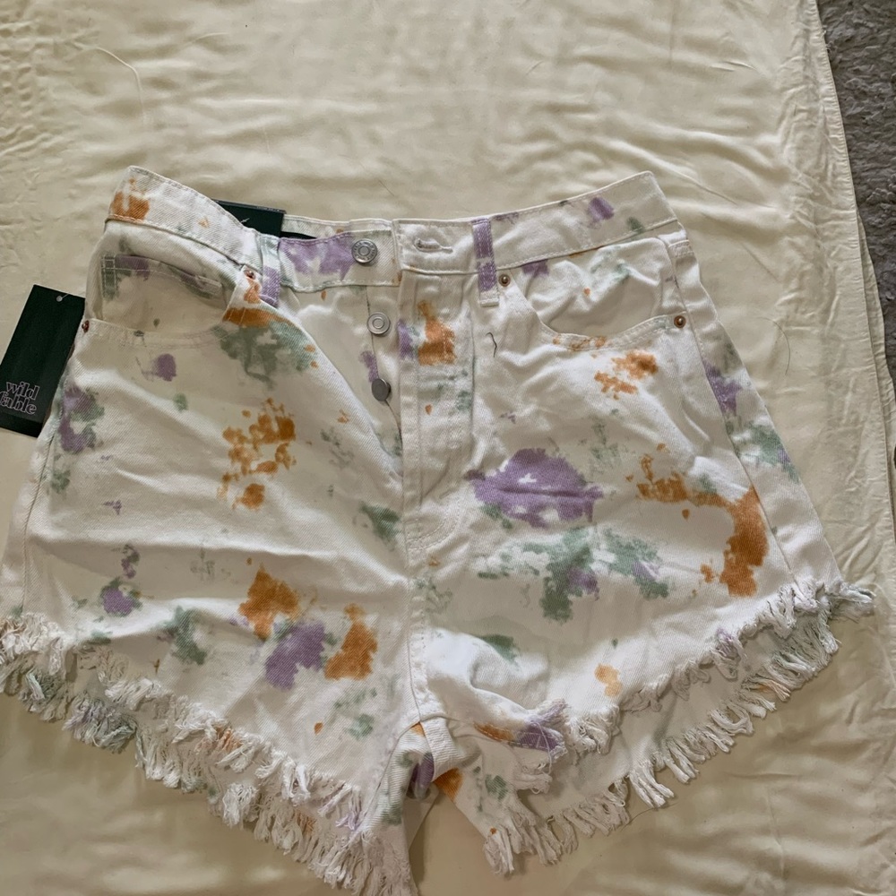 Tie Dye Jean Shorts!